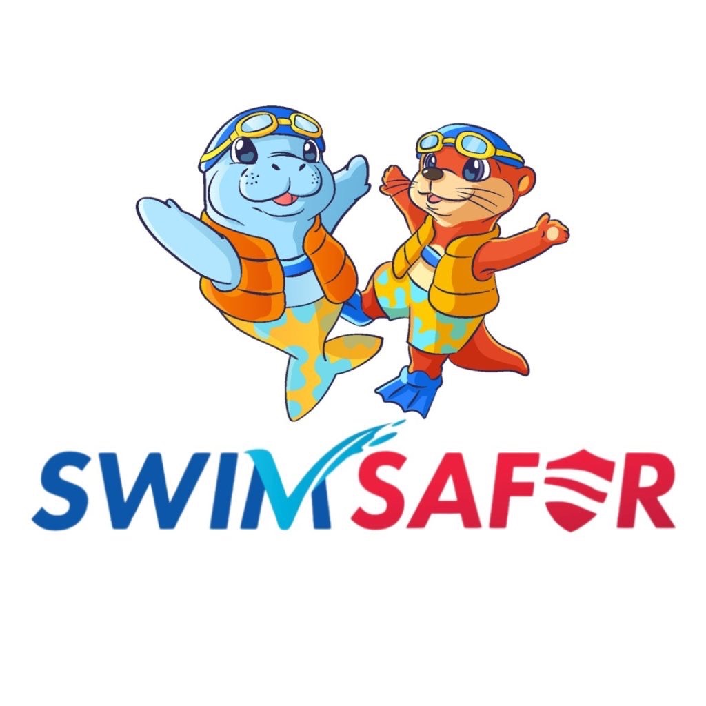 SwimSafer programme logo, the national water safety syllabus taught by 02H Swim School in Singapore